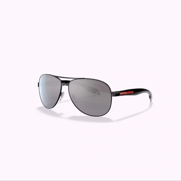 Prada Sport SPS 53P Sunglasses 1BO-7W1 Matte Black w/ Mirrored Lenses Unisex s-l1200.jpg main image 2
